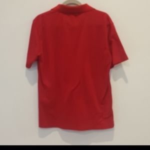 Red Burberry Colar Shirt